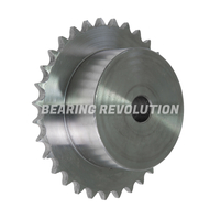 12B-1 18 S/S Pilot-Bore Sprocket - Stainless steel