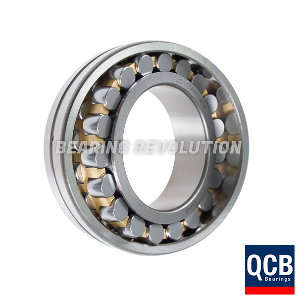 22211 K C3 W33, Spherical Roller Bearing with a Brass Cage - Select Range