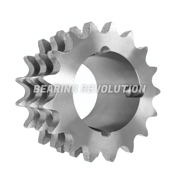 43-19 (1215) Taper Bore Triplex Sprocket to suit 08B-3 chain
