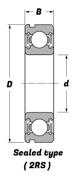 6009 2RS N Schematic