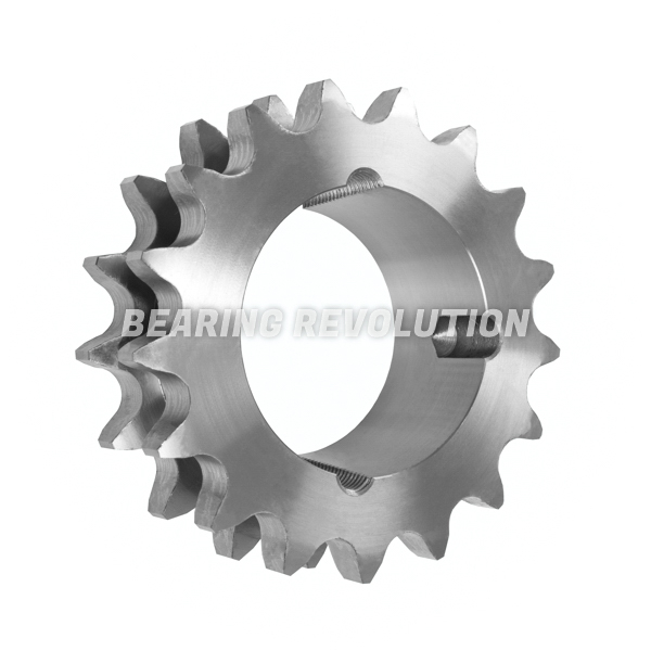 62-26 (2517) Taper Bore Duplex Sprocket to suit 12B-2 chain