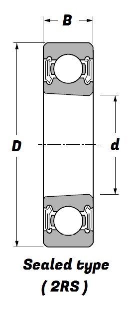 6209 2RS K Schematic