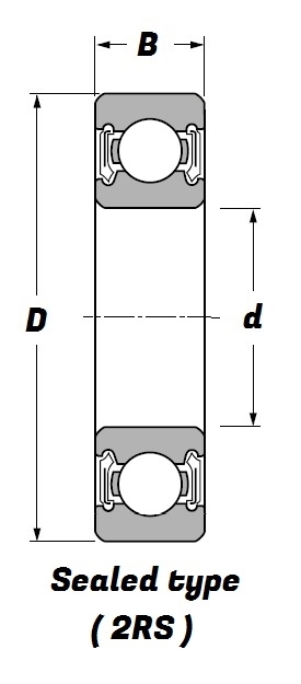 6212 2RS S/S Schematic