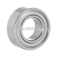63800 ZZ S/S, Stainless Steel Deep Groove Ball Bearing with a 10mm bore - Premium Range