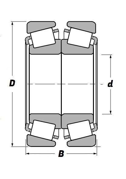 67390TD 67322, Imperial Taper Roller Bearing with a 5.250 inch bore - Select Range Schematic