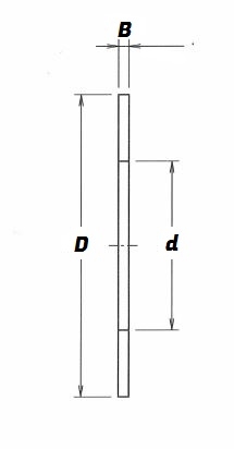 AS 4565, Axial Bearing Washer with a 45mm bore - Budget Range Schematic