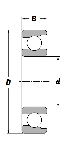 EN 16, Magneto Bearing - Premium Range Schematic