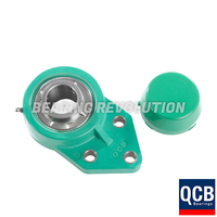 FBL 201 S/S N 6 GRN, Green Thermoplastic Flange Bracket Unit with a 12mm bore - Select Range