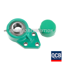FBL 204 S/S N 6 AGRN, Green Thermoplastic Flange Bracket Unit with a 20mm bore - Select Range