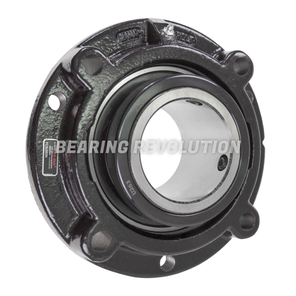 FC3 U263N, Linkbelt-Rexnord Four Bolt Ball Bearing Flanged Unit with a 3.15/16 inch bore.