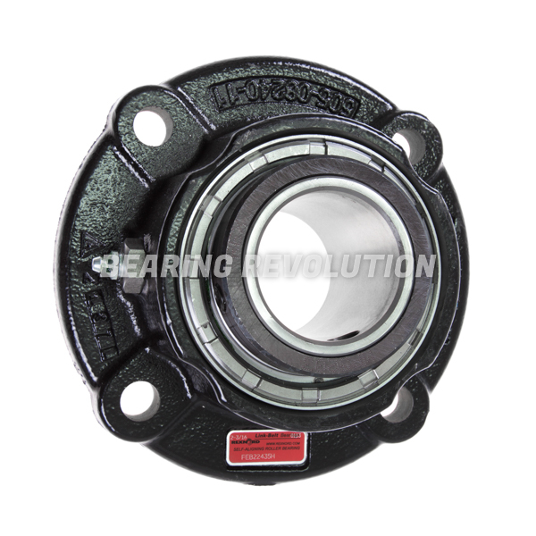 FE B 22435 H, Linkbelt-Rexnord Spherical Roller Flange Unit with a 2.3/16 inch bore.