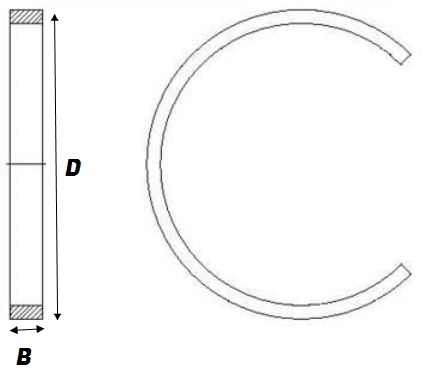 FRB 120/2 Locating Ring - Premium Range Schematic