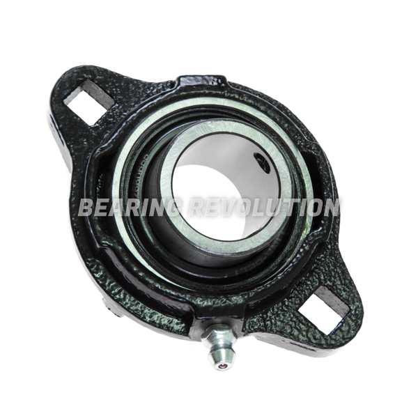 FXUG216N, Linkbelt-Rexnord Two Bolt Ball Bearing Flange Unit with a 1 inch bore.