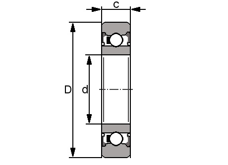 LR 206 NPPU - Yoke Type Track Roller - Budget Range Schematic