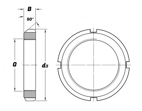 N 01, Lock Nut - Premium Schematic
