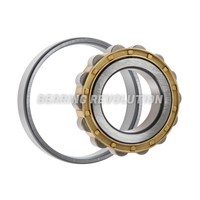 N 205 C3, N-Series Cylindrical Roller Bearing with a 25mm bore - Brass Cage - Budget Range