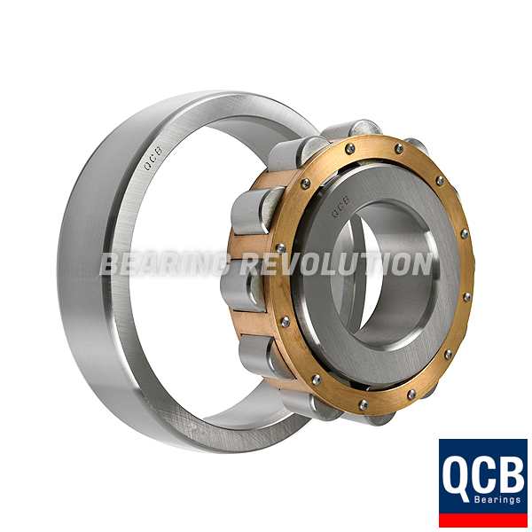 N 407, N-Series Cylindrical Roller Bearing with a 35mm bore - Brass Cage - Select Range