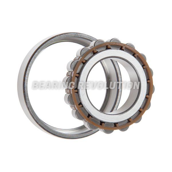 NF 307 E, NF-Series Cylindrical Roller Bearing with a 35mm bore - Plastic Cage  - Premium Range