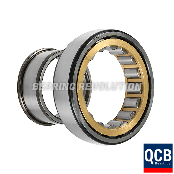 NJ 2217 E, NJ-Series Cylindrical Roller Bearing with a 85mm bore - Brass Cage - Select Range