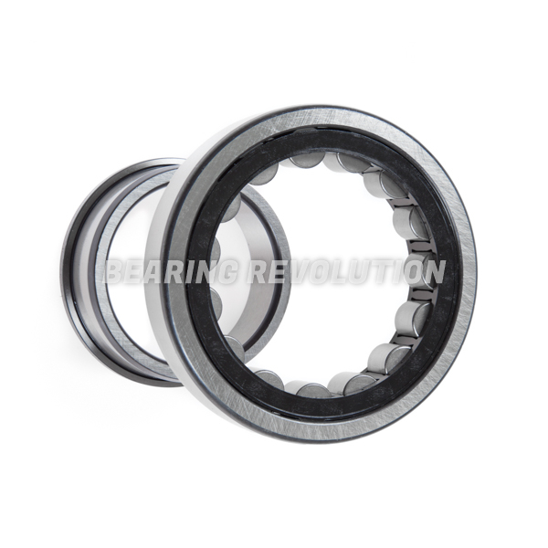 NJ 318 E, NJ-Series Cylindrical Roller Bearing with a 90mm bore - Plastic Cage  - Premium Range