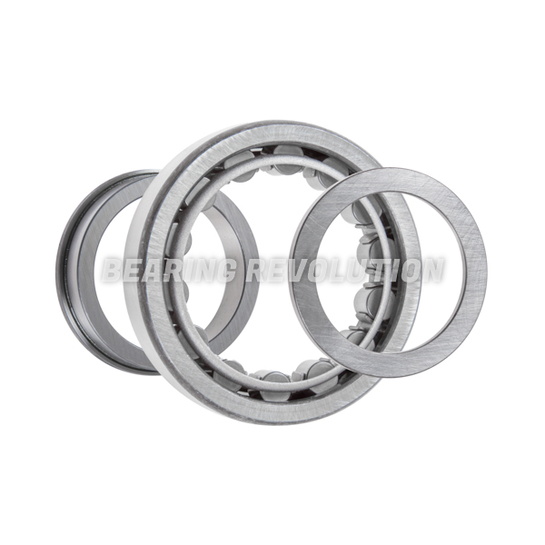 NUP 205 E, NUP-Series Cylindrical Roller Bearing with a 25mm bore - Steel Cage  - Premium Range