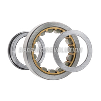 NUP 207 E C3, NUP-Series Cylindrical Roller Bearing with a 35mm bore - Brass Cage - Budget Range