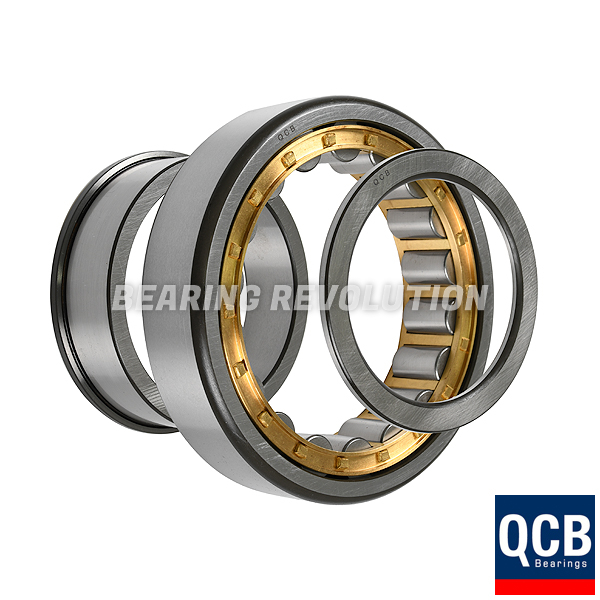 NUP 236 E, NUP-Series Cylindrical Roller Bearing with a 180mm bore - Brass Cage - Select Range