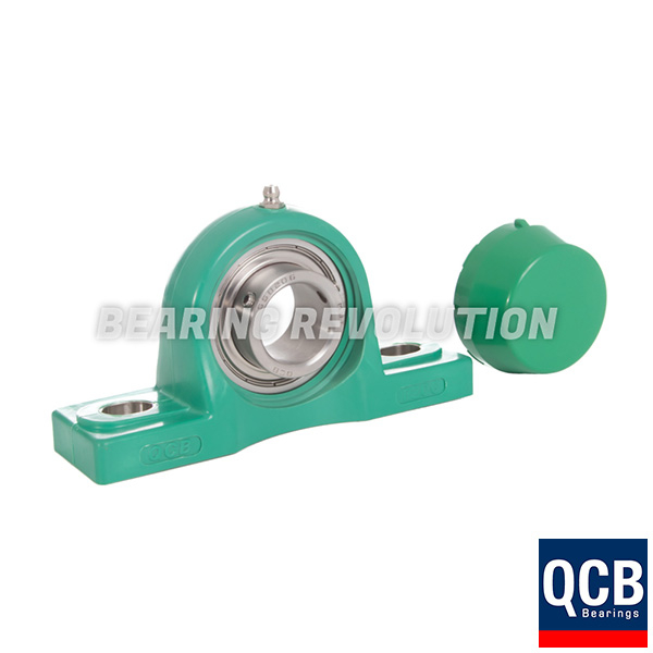 PPL 205 S/S N 6A GRN, Green Thermoplastic Pillow Block Housing Unit with a 25 bore - Select Range