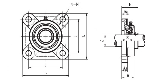 SBF 208-24 - Bearing Unit Schematic