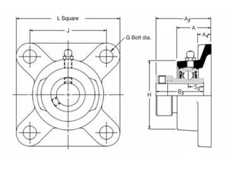 NAF 207-20 - Bearing Unit Schematic