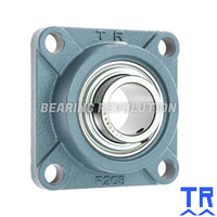 TSF 35 ( UCF 207 R3 ) - Triple Sealed Square Flanged Unit with a 35mm bore - TR Brand