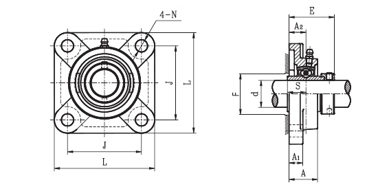 NAF 212 - Bearing Unit Schematic