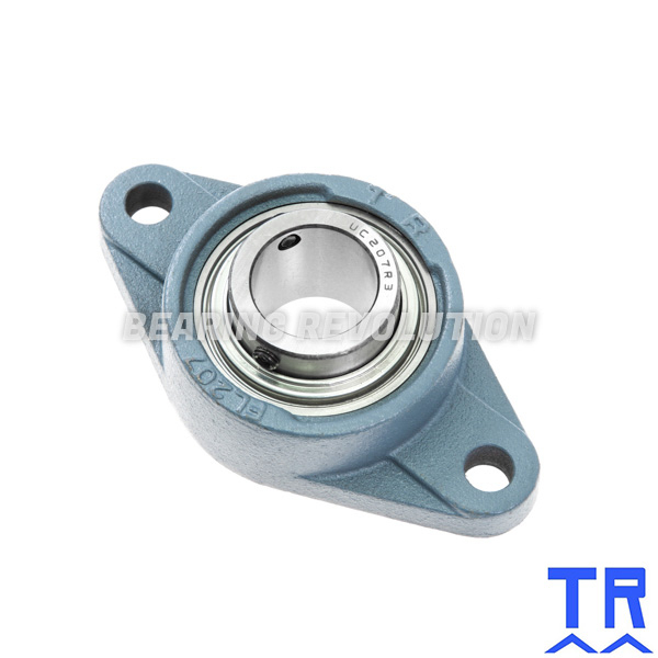 TSFT 55  ( UCFL 211 R3 ) - Triple Sealed Oval Flange Unit with a 55mm bore - TR Brand