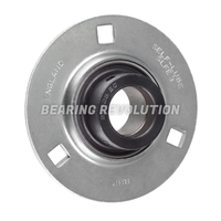 SLFE 1.1/4 EC, 'Premium' Round Housing Flange Unit with a 1.1/4 inch bore.