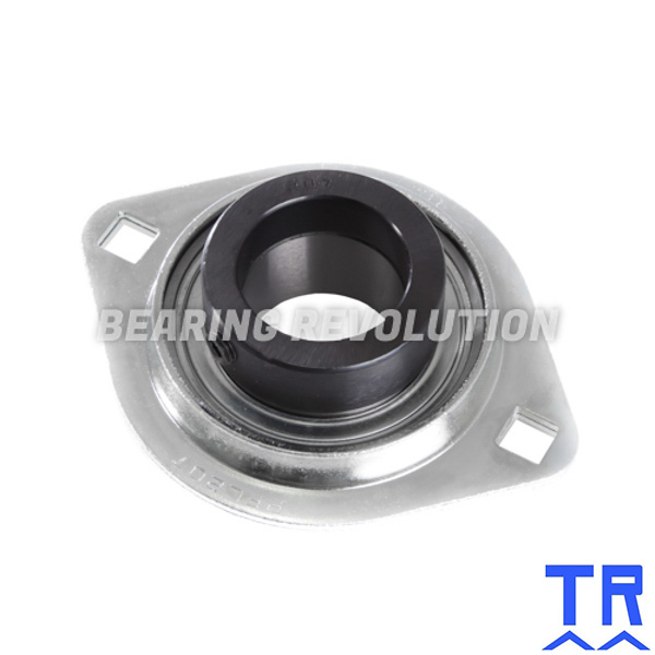 SLFL .7/8 EC  ( SAPFL 205 14 ) - Oval Flange Unit with a .7/8 inch bore - TR Brand