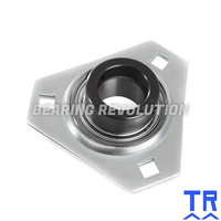 SLFT 1.1/4 EC ( SAPFT 207 20 ) - Triangular Flange Unit with a 1.1/4 inch bore - TR Brand