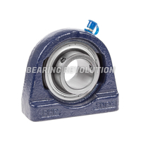 SNP 1.7/16, 'Premium' Tapped Base Pillow Block with a 1.7/16 inch bore.