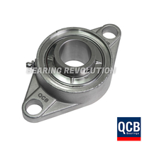 SSUCFL 201 SB - Stainless Steel Oval Flanged Unit with a 12mm bore - Select Range