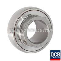 SUC 201, Stainless Steel Bearing Insert with a 12mm bore - Select Range