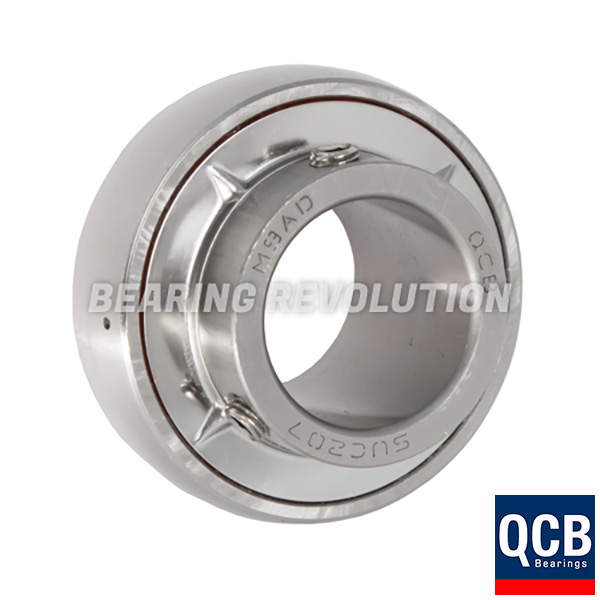 Wheel Bearing Packer SB206-18 Premium Insert Bearing SB206-18, 1-1/8" Bore With Set