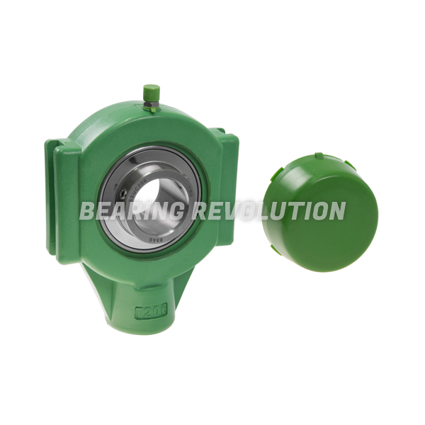 TPL 205 S/S N 6 GRN, Green Thermoplastic Take Up Housing Unit with a 25mm bore - Budget Range