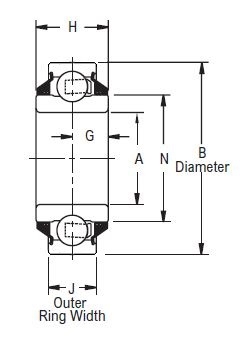 W 208 PP10, Disc Harrow Bearing with a 1.1/2 inch bore - Premium Schematic
