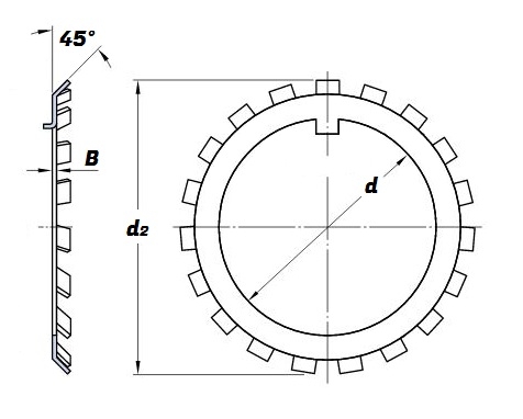 W 21, Locking Washer - Premium Schematic